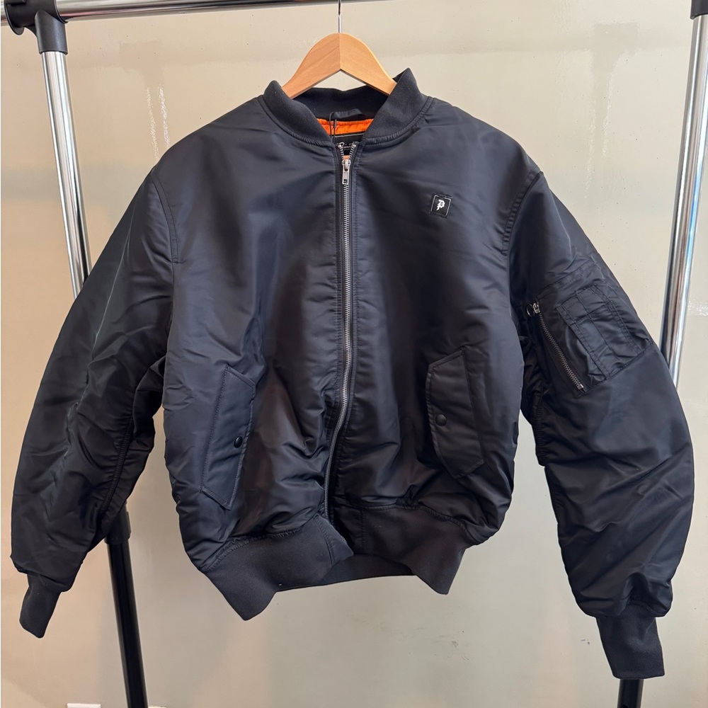 Primitive MA-1 Bomber Jacket Black Medium NWT Streetwear Skate